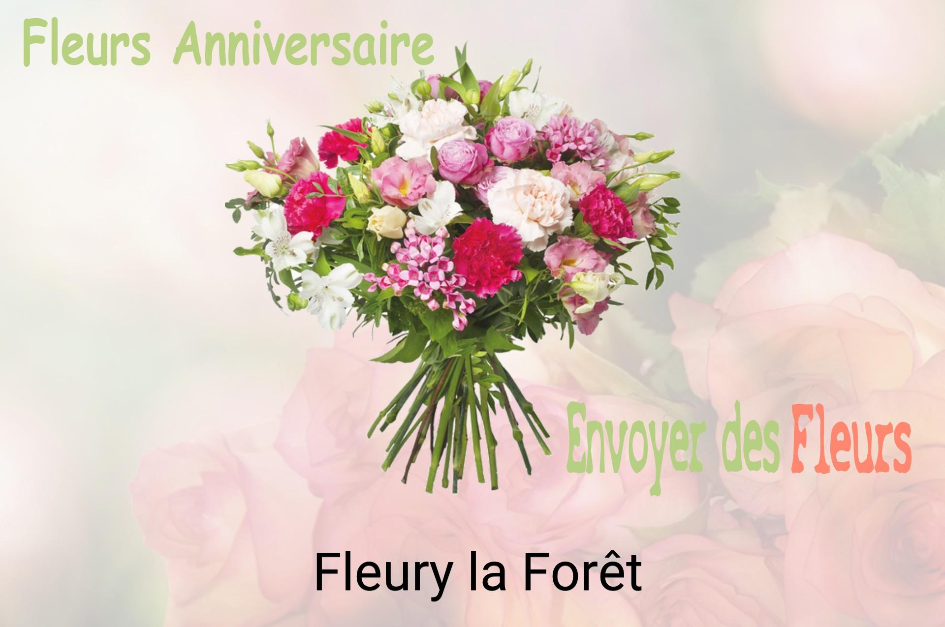 Bouquet de fleurs d’anniversaire livré à Fleury-la-Forêt