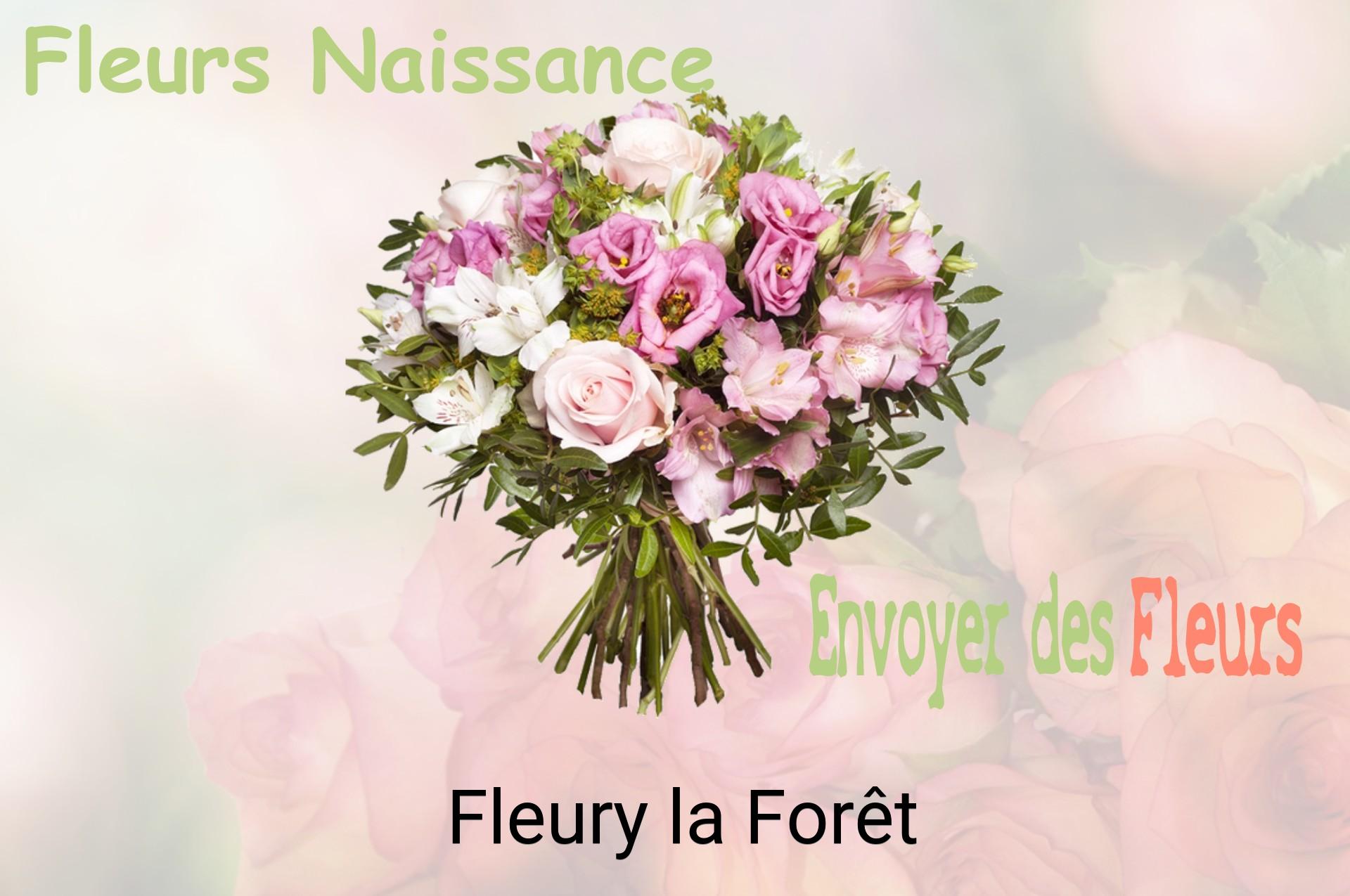 Bouquet de fleurs de naissance livré à Fleury-la-Forêt
